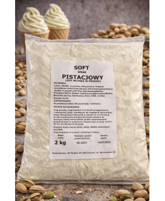 Mieszanka do lodów włoskich typu SOFT smak PISTACJA