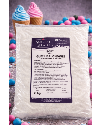 Mieszanka do lodów włoskich typu SOFT smak GUMA BALONOWA