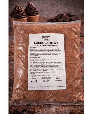 Mieszanka do lodów włoskich typu SOFT smak CZEKOLADA