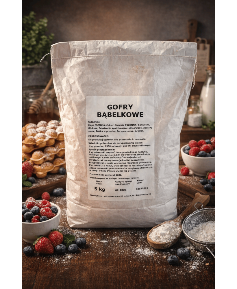 Mieszanka do gofrów bąbelkowych