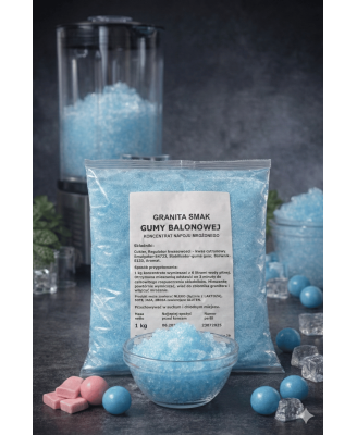 Granita smak GUMA BALONOWA