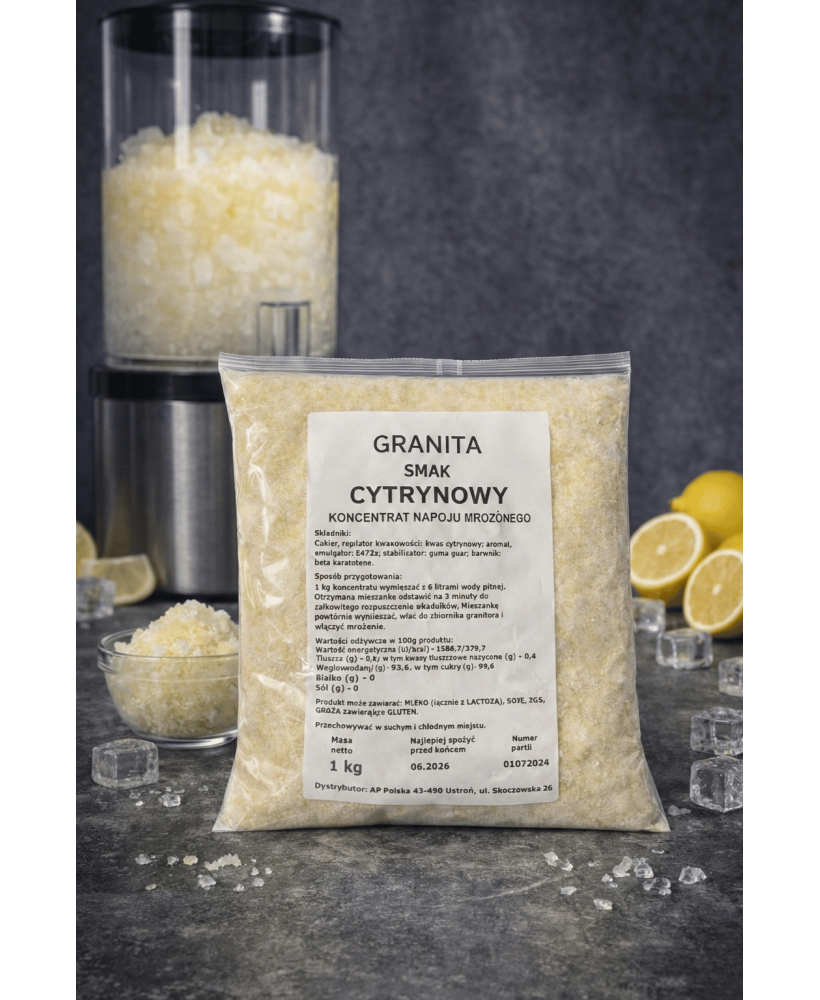 Granita smak CYTRYNA