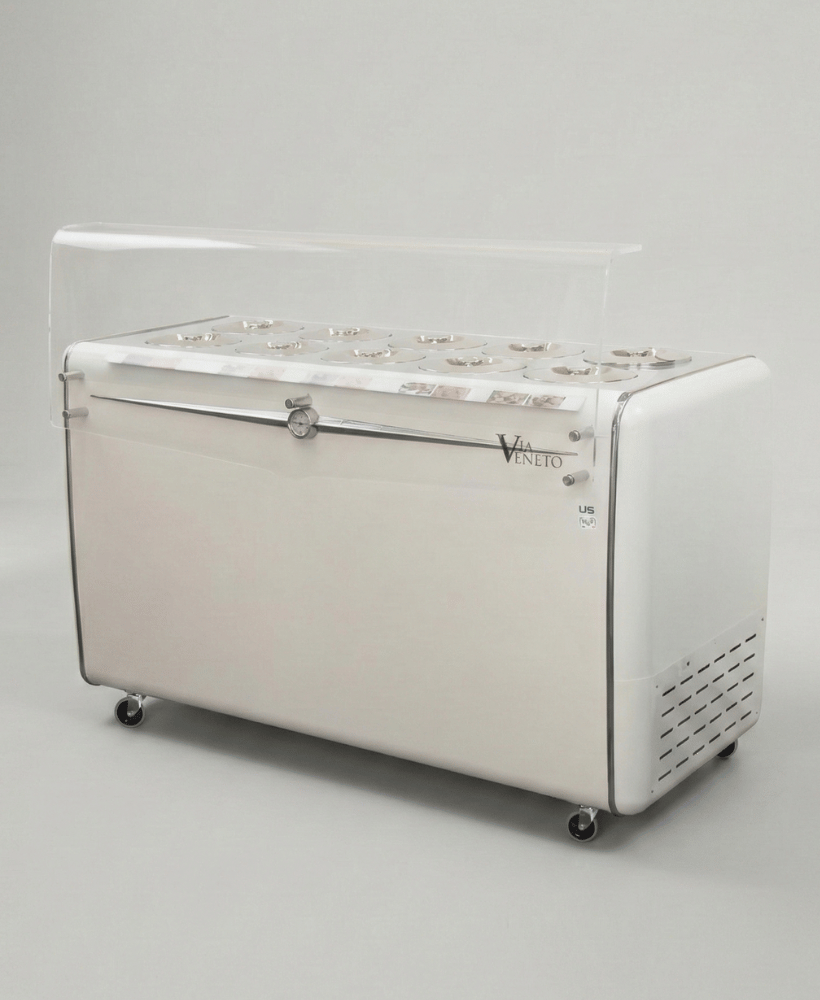 Witryna / konserwator do lodów Via Veneto 10 C