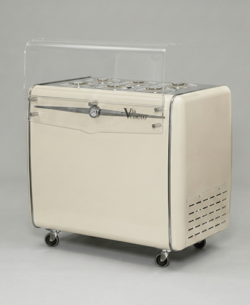 Witryna / konserwator do lodów Via Veneto 6C