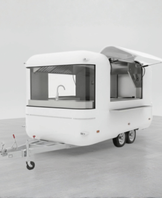 Przyczepa gastronomiczna 4x2,1 m do lodów